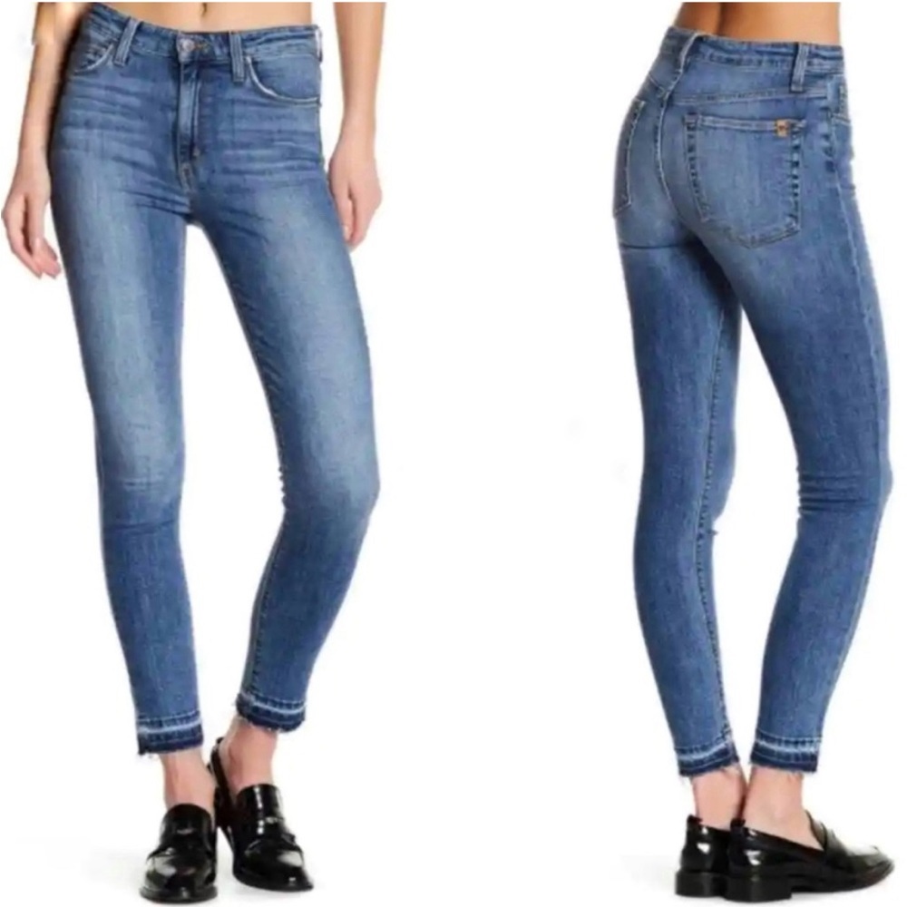 Joe’s Skinny Ankle in Adah Wash with Raw Hem
